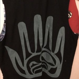 Tribal. Hand vest, handmade